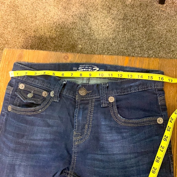 NWOT Seven 7 Straight 30x30 Bold Heavy Stitch Flap Pocket - Picture 14 of 16